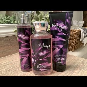 Bath & Body Works *RETIRED*. Black Amethyst Set